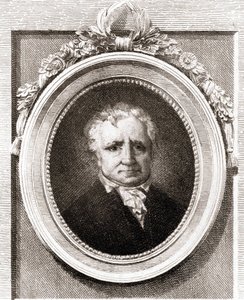 Jean Honoré Fragonard, Fransız ressam (1732 - 1806) portresi. by Unknown artist