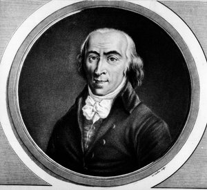 Jean Marie Roland de la Platiere (1734-1793), Fransız bakanın portresi. “” Üç cilt halinde Fransız devriminin tarihi resimlerinin tam koleksiyonunda gravür.””” 1804. by Unknown artist