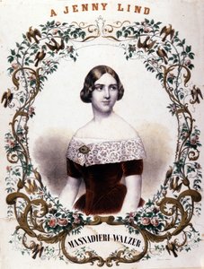Jenny Lind (1820-1887), İsveçli şarkıcı. by Unknown artist