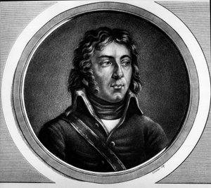 Louis Charles Antoine Desaix de Veygoux (1768-1800), Fransız generalin portresi. “Üç ciltte Fransız devriminin tarihsel resimlerinin tam koleksiyonunda” 1804. by Unknown artist