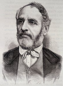 Louis Charles Delescluze, Fransız gazeteci ve politikacı portresi (1809-1871) by Unknown artist