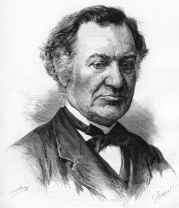 Louis Veuillot (1813-1883), Fransız gazeteci ve yazar portresi. by Unknown artist