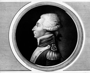 Marie Gilbert Mottier'in portresi, Marquis de La Fayette ((Lafayette) by Unknown artist