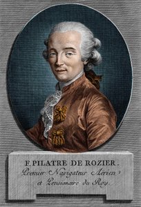 Pilâtre de Rozier (1756 - 1785), Fransız fizikçi ve havacılık (sıcak hava balonuyla ilk yolculuk) portresi by Unknown artist