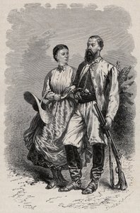 SAMUEL WHITE BAKER (1821-1893) İngiliz kaşif ve Lady Florence Baker