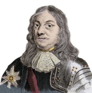 Sir Martinus Cornelis van Tromp (1629-1691), Hollandalı deniz subayı ve Hollanda Kraliyet ve Danimarka filosunun başkomutanının portresi. 19. yüzyılın gravürü. by Unknown artist