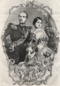 Majesteleri Prenses Victoria (1840-1901) (Kraliçe Victoria) ve Veliaht Prens Frederick William Prusya