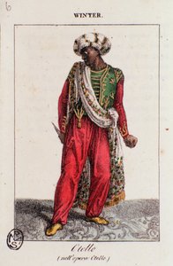Othello'da Kış Portresi, Gioacchino Rossini'nin operası by Unknown artist