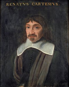 Filozof Rene Descartes'ın (1596-1650) portresi, Anonim . Tuval üzerine yağlıboya by Unknown artist