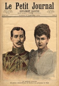 Evliliklerinin duyurulması vesilesiyle, Prens Albert Victor, Clarence Dükü ve Avondale