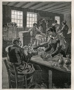 Çömlekçilik: çanak çömlek doldurmak. Adolphe BITARD