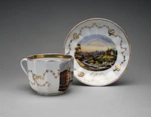 Sunum Fincan ve Tabağı by Unknown artist