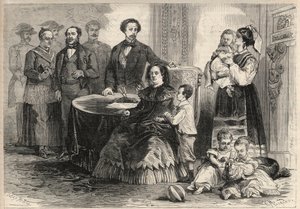 İspanya Kraliçesi II. Isabella (Bourbonlu Isabella) (1830-1904) ve Bourbonlu Assisili François veya İspanya Kralı I. François (1822-1902), Eylül Devrimi