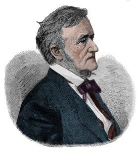 RICHARD WAGNER (1813-1883) İngiliz besteci - gravür by Unknown artist
