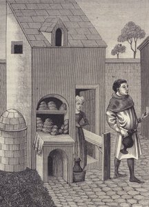 15. yüzyılda bir fırıncının temsili. by Unknown artist