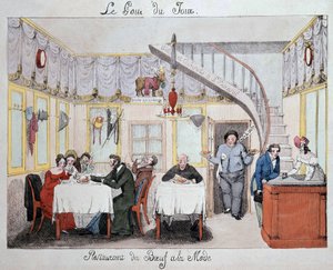Restoran Salonu “” Modada Sığır Eti”” v. 1820 by Unknown artist