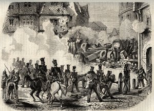 Devrimler 1848 - 1849, Almanya, Frankfurt - Birlikler 18 Eylül