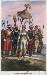 Roshanara Begum 1617-1671 (Roshan Ara Begum) - Babür İmparatorluğunun İmparatorluk Prensesi - Evrenin Tüm Halklarının “” Gümrük ve Gümrüklerinden gravür. Bu, hükümetin, yasaların, milislerin, en krallardan tüm ulusların dininin tarihidir. by Unknown artist
