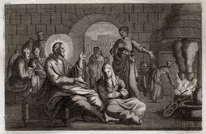 Royaumont İncil, Yeni Ahit: Martha ve Mary. İsa Mesih, kızkardeşi Bethanie Meryem