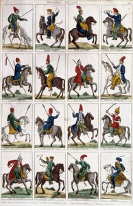 Rus Kol Atlıları - gravür by Unknown artist
