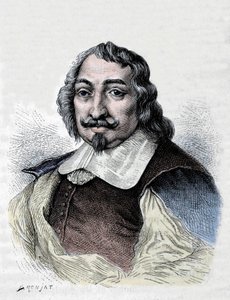 Samuel de Champlain, Fransız kaşif ve sömürgeci (1567-1635). Kanada sömürgecisi. Moncornet tarafından yapılan ciddi bir portreden sonra 1830