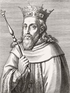 Sancho II, Portekiz Kralı. Vesika. by Unknown artist