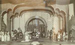 Sahne de la parça tiyatro Alexandre Nikolaievitch Ostrovski