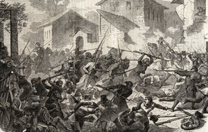 İkinci İtalyan Bağımsızlık Savaşı Turbigo Savaşı, 3 Haziran by Unknown artist