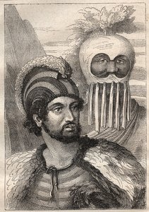 Kaptan James Cook (1728-1779) tarafından ikinci sefer (1772-1775): Sandviç Adaları türleri (Cook Adası, Güney Sandviç Adaları) - “18. Yüzyılın Büyük Denizcileri”nden alınan çizim” by Unknown artist