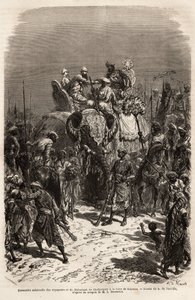 Kajraha fuarında, gezginler ekibi ile Chutterpore