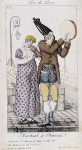 Şarkı tüccarları - gravür by Unknown artist