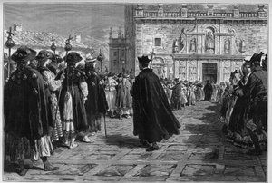 İspanya 1880: Santiago de Compostela (Santiago de Compostela) bayramları, Bazilika