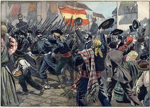 İspanya ve Kuzey Amerika arasındaki İspanyol-Amerikan Savaşı veya Küba Bağımsızlık Savaşı (1868-1898) by Unknown artist