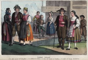 İsviçre kostümleri by Unknown artist
