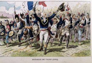 Valmy Savaşı (1792) - gravür, 19. yüzyıl sonu by Unknown artist
