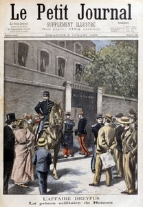 Dreyfus davası: Rennes askeri hapishanesi - 09/07/1899 tarihli “” Le Petite Journal” da by Unknown artist