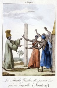 Kadını suçlu gösteren Munbo-Jumbo (Manding) by Unknown artist
