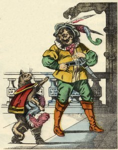 Önyükleme kedisi devle tanışır. Charles Perrault