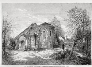 Saint Pierre de Montmartre kilisesi - 05/04/1873 tarihli “” The Illustrated World”de by Unknown artist
