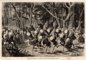Yılın 10. ayında gerçekleşen pirinç turunun dansı, tahıl ekinleriyle ilgilidir. 1863-1864