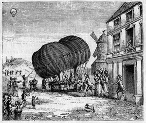 İlk aerostat, 19 Eylül