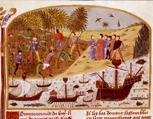 Quintus Curtius Rufus (Quinte Curce) (1. yüzyıl), yaklaşık 1468 - (Ms 1335) Reims, Belediye Kitaplığı by Unknown artist