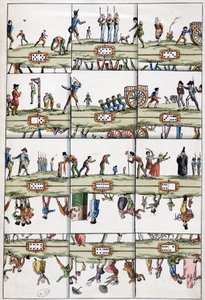Resimli domino haritası - Arts Déco, n.d. by Unknown artist