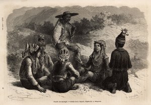 Geleneksel kostümler giyen Xieng Hong