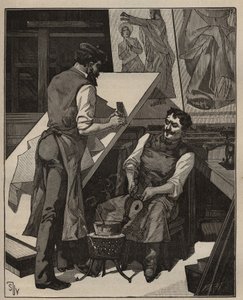 Mozaik: mozaik atölyesi. Adolphe BITARD