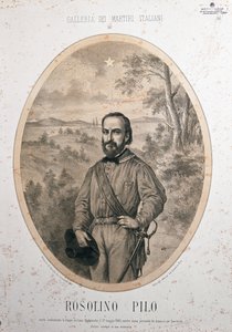 Vatansever Rosolino Pilo (baskı) by Unknown Artist