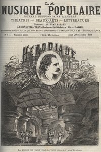 Vaftizci Yahya Hapishanesi - “Herodiade”nin 3. perdesinin dekoru, Jules Massenet