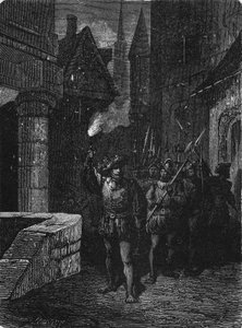 17. yüzyılda Paris sokaklarında meşale saati. “Albümü de la Science””da, Éditions Jouvet by Unknown artist