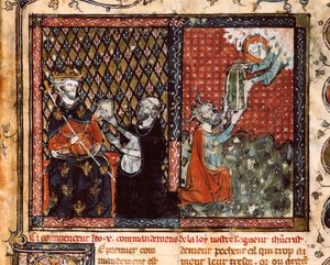Çevirmen keşiş kitabını Fransa Kralı III. Philip