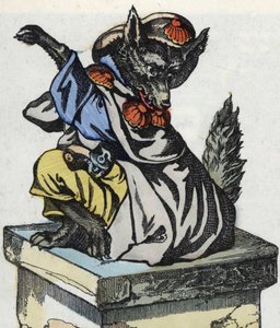 Kurt bacaya oturur. Jean de la Fontaine